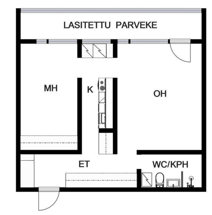 Scandinavian 2-Rooms Apartment City Center Helsinki Buitenkant foto